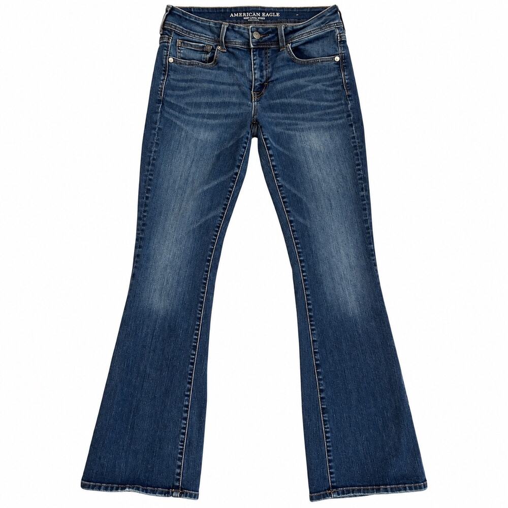American Eagle Outfitters Bootcut Super Stretch Jeans dark wash Women 8